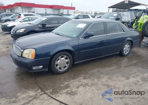 2002 Cadillac Deville Standard z USA, uszkodzony, nr VIN 1G6KD54Y02U275098